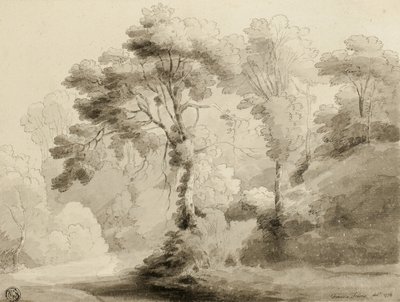 Waldlandschaft, 1774 von Francis Towne