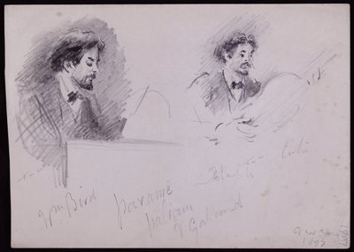 Porträt von Arnold Dolmetsch von Francis Wilfred Lawson