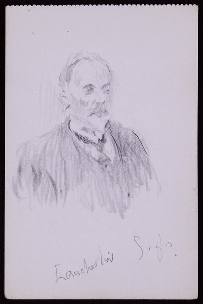 Porträt von HV Lanchester von Francis Wilfred Lawson