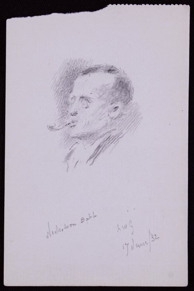 Porträt von S Nicholson Babb von Francis Wilfred Lawson