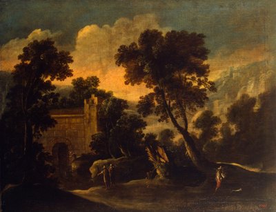 Landschaft mit Ruinen, ca. 1634 von Francisco Collantes