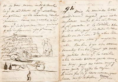 Brief an Martín Zapater von Francisco de Goya