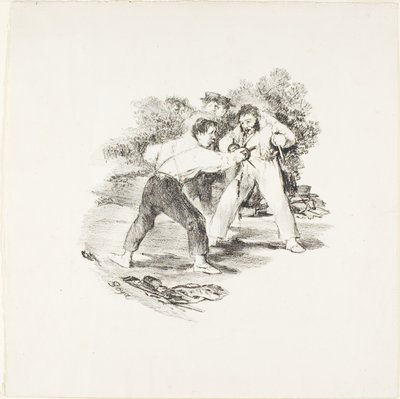 Modernes Duell von Francisco Jose de Goya y Lucientes
