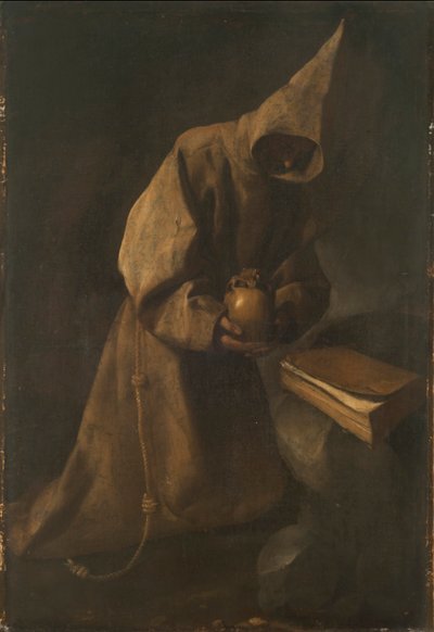 Heiliger Franziskus in Meditation, 1632 von Francisco de Zurbaran