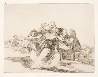 Alles geht quer (42) von Francisco de Goya