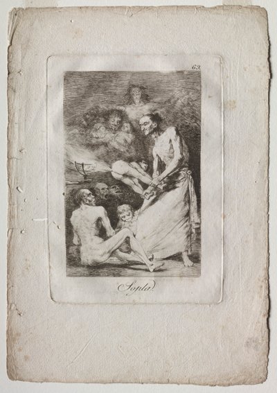 Caprichos: Blas von Francisco de Goya