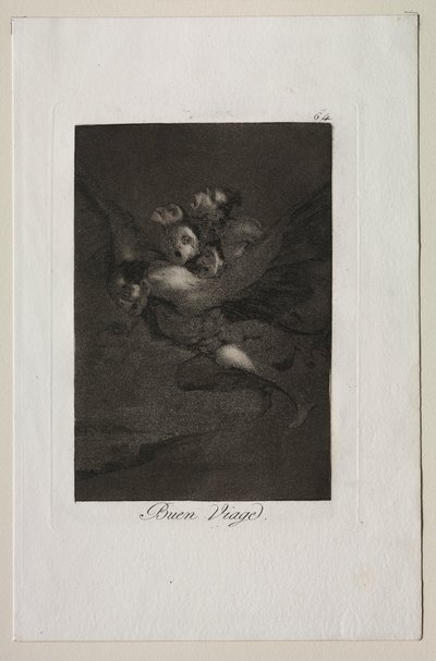 Caprichos: Gute Reise! von Francisco de Goya