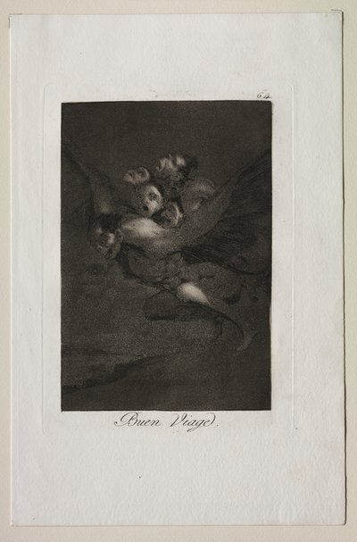 Caprichos: Gute Reise! von Francisco de Goya