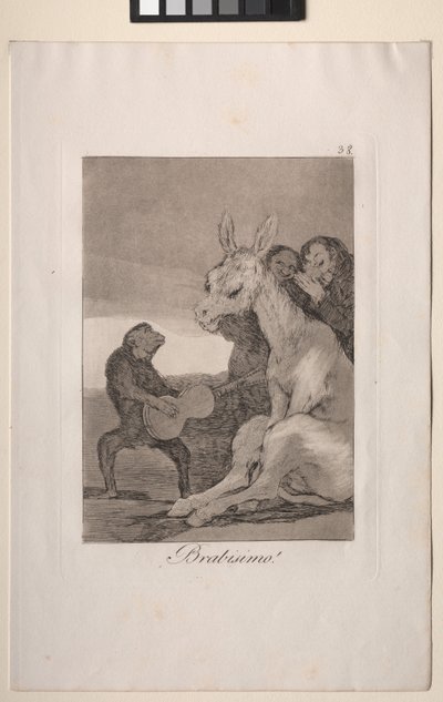 Caprichos: Bravo! von Francisco de Goya
