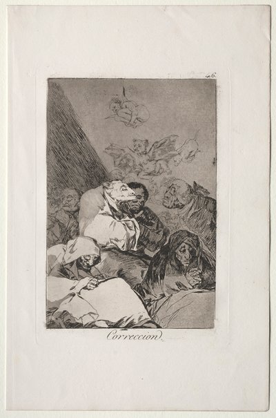 Caprichos: Korrektur von Francisco de Goya