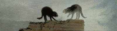 Kämpfende Katzen von Francisco de Goya