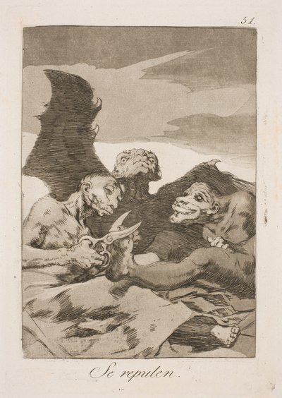 Sie machen Toilette von Francisco de Goya