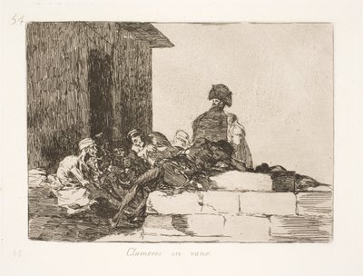 Vergebliche Klage (54) von Francisco de Goya