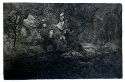 Begräbnisrätsel, 1819-1823 von Francisco de Goya