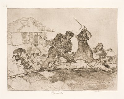 Pöbel (28) von Francisco de Goya