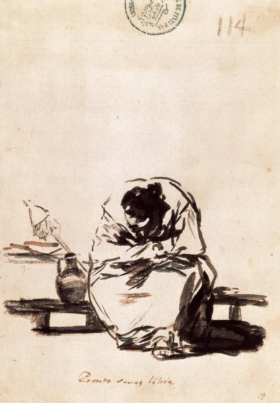 Bald wirst du frei sein von Francisco de Goya
