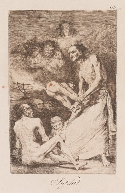 Wind, spätes 18. - frühes 19. Jahrhundert von Francisco de Goya