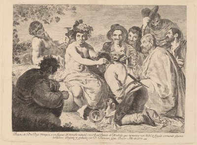 Bacchus von Francisco de Goya after Diego Velázquez
