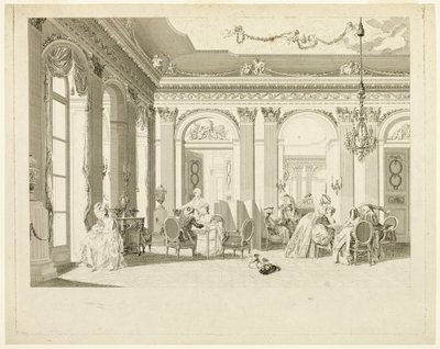 Das Wohnzimmer von Francois Dequevauviller