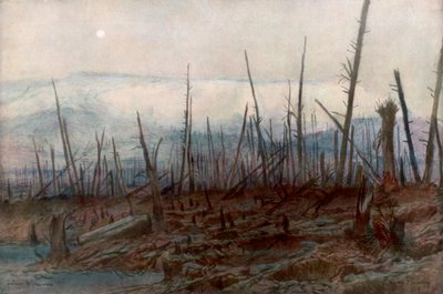Die Klippe von Craonne, ca. 1917, 1926 von Francois Flameng