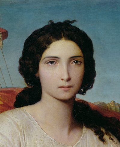 Esther als Odaliske (Detail), 1844 von Francois Leon Benouville
