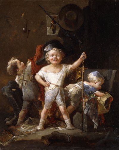 Sich verkleiden von Francois Louis Lanfant de Metz