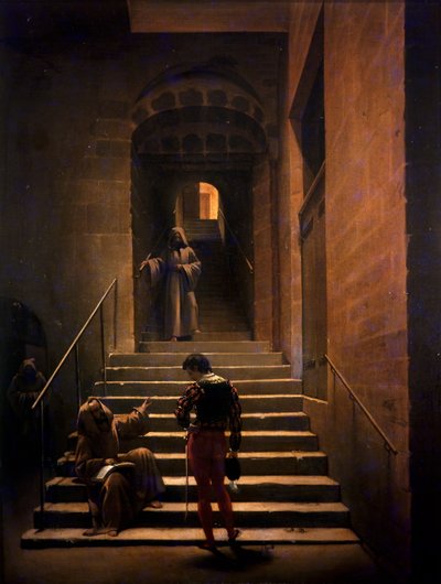 Klosterinnenraum in Rom von Francois Marius Granet