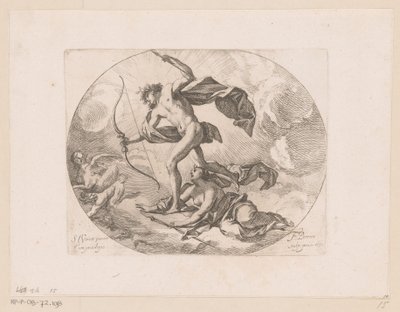 Apollo und Diana jagen auf Harpyien von Francois Perrier