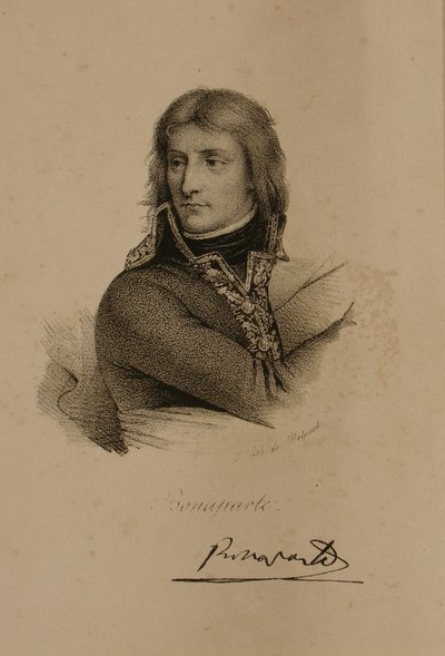 Porträt von Napoleon Bonaparte (1769-1821) von Francois Seraphin Delpech