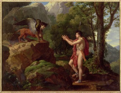 Ödipus und die Sphinx, ca. 1806-08 von Francois Xavier Fabre