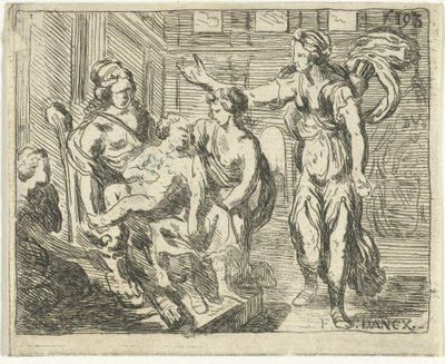 Geburt des Herkules von Francoys Dancx