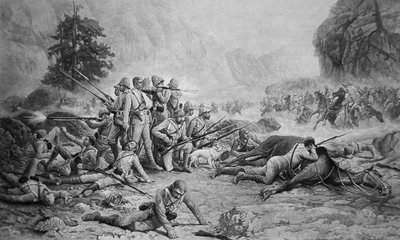 Die letzten Elf in Maiwand von Frank (after) Feller