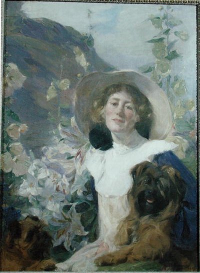 Die Frau des Künstlers, Katherine Graham von Frank Bramley