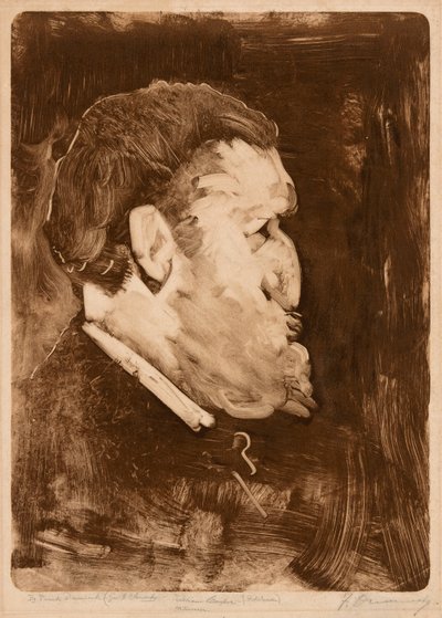 Karikatur von William Gedney Bunce von Frank Duveneck