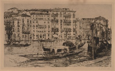 Canal Grande, Venedig, 1889 von Frank Duveneck