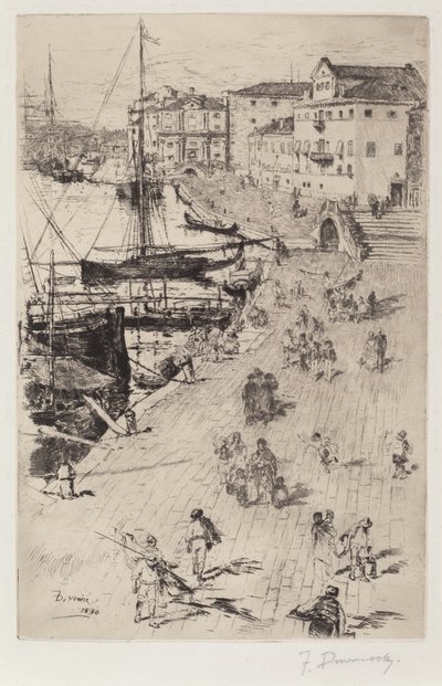 Riva degli Schiavoni, Nr. 2 von Frank Duveneck