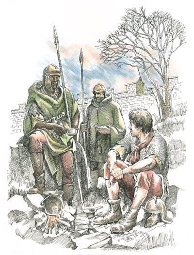 Römische Soldaten, 2. Jahrhundert, ca. 1990-2010 von Frank Gardiner