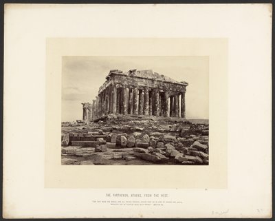 Das Parthenon, Athen, von Westen von Frank Mason Good