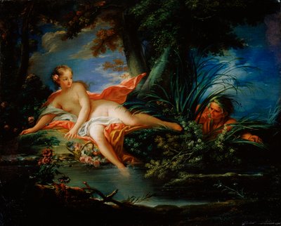Ein erschrockener Badender, 1736 von François Boucher