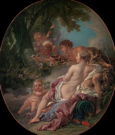 Angelica und Medoro, 1763 von François Boucher
