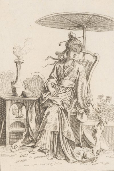 Chinesische Dame von François Boucher