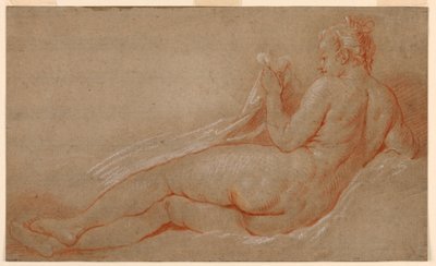 Studie eines liegenden Aktes von François Boucher