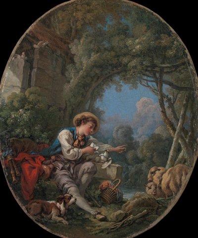Die Entsendung des Boten, 1765 von François Boucher