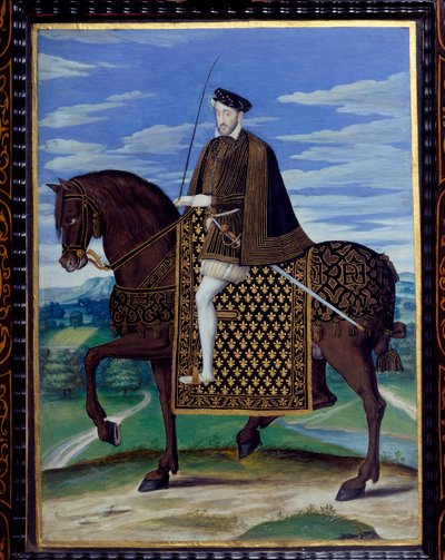 Reiterporträt von Heinrich II. von François Clouet