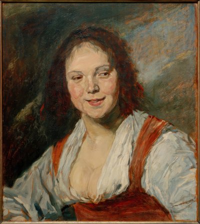 Kopie der Bohémienne von Frans Hals von Frans Hals