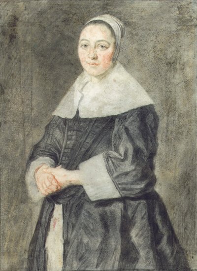 Porträt einer Dame von Frans Hals