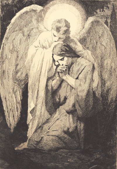 Christus im Garten Gethsemane von Frans Schwartz