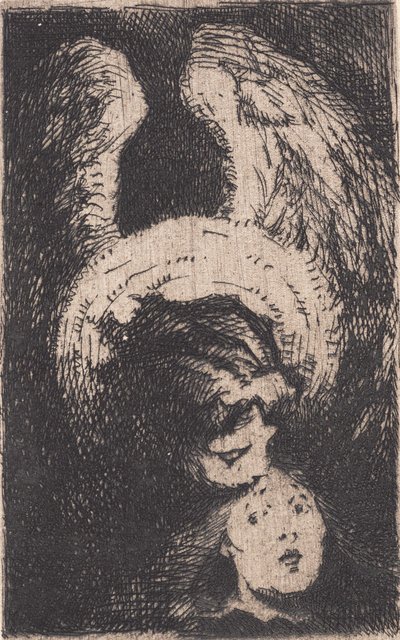 Silvesterabend 1893. Probeplatte von Frans Schwartz