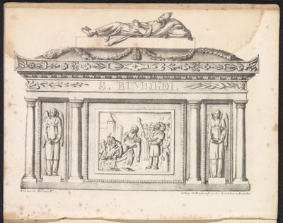 Reliquienschrein des Heiligen Rombout, 1825 von Frans Vervloet