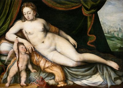 Venus und Amor, ca. 1560 von Frans Vriendt